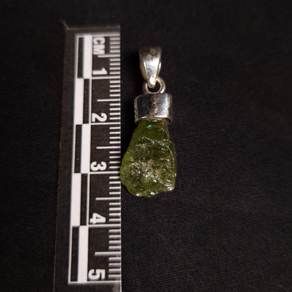 Raw Peridot Pendant
