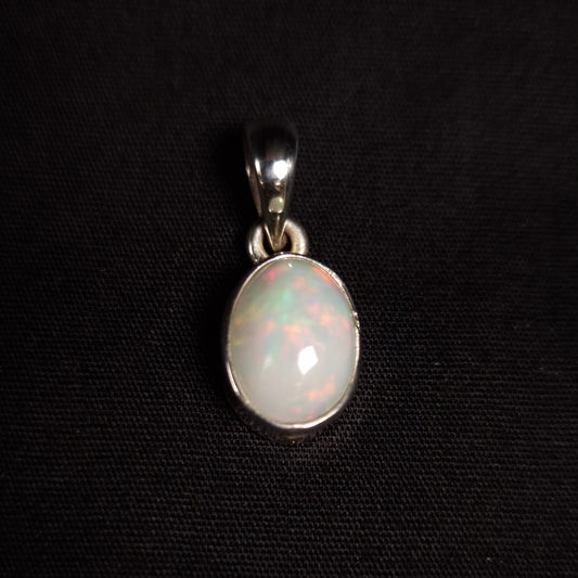 Petite Ethiopian Opal Pendant