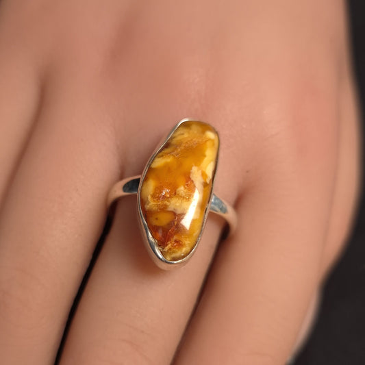 Butterscotch Amber Ring