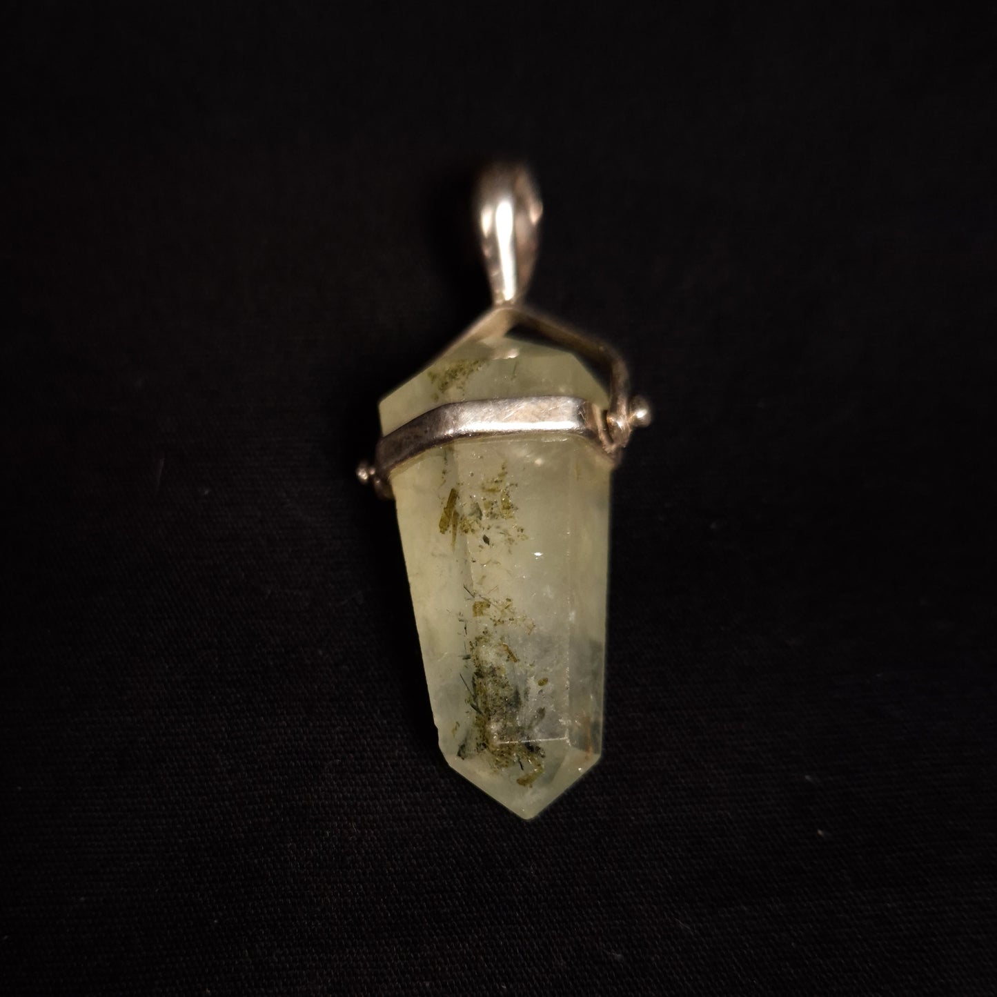 Prehnite Point Pendant