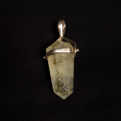 Prehnite Point Pendant