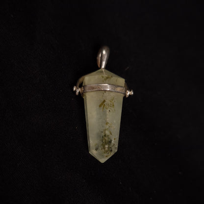 Prehnite Point Pendant
