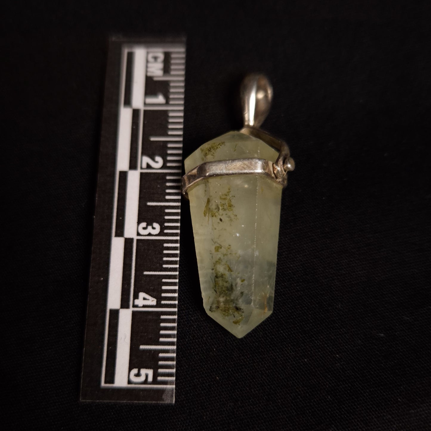 Prehnite Point Pendant