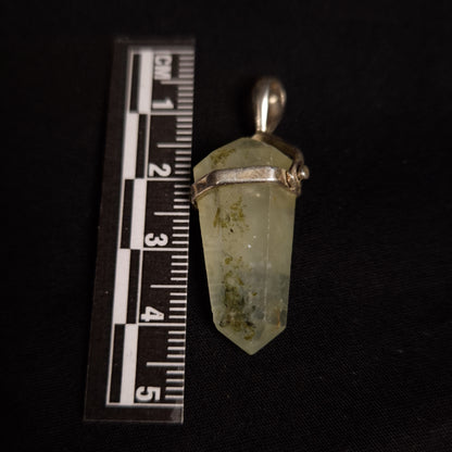 Prehnite Point Pendant