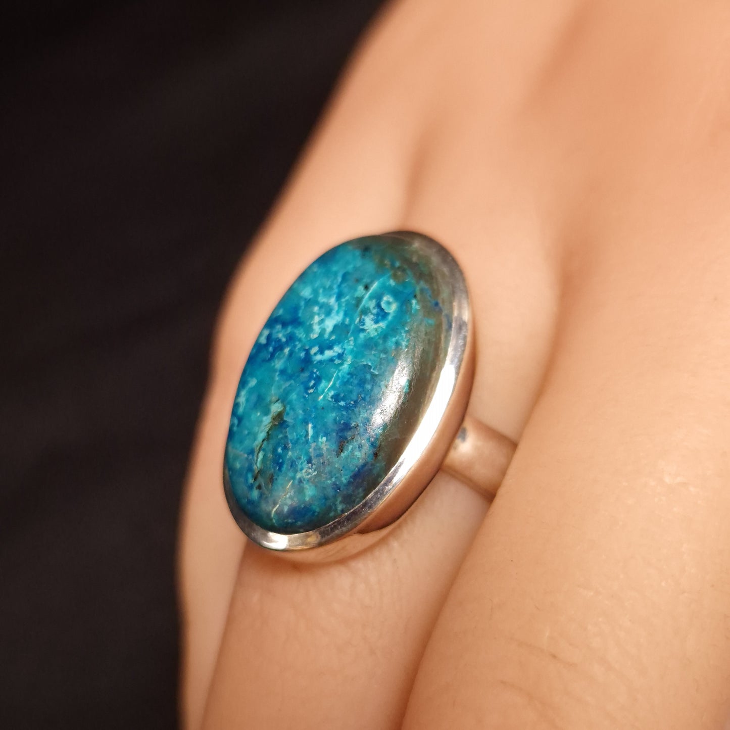 Shattuckite Ring