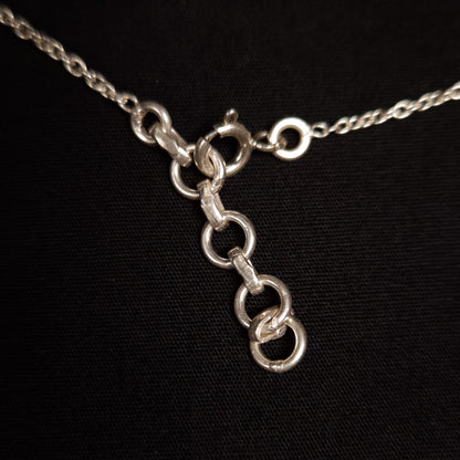 Prehnite Triple Moon Necklace