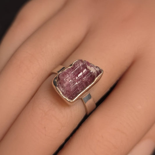 Pink Tourmaline Ring