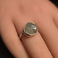 Raw Aquamarine Ring