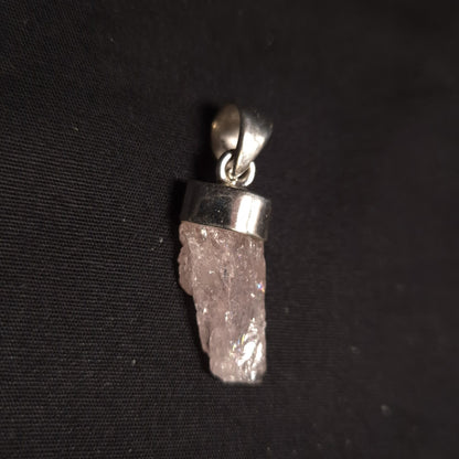 Raw Morganite Pendant