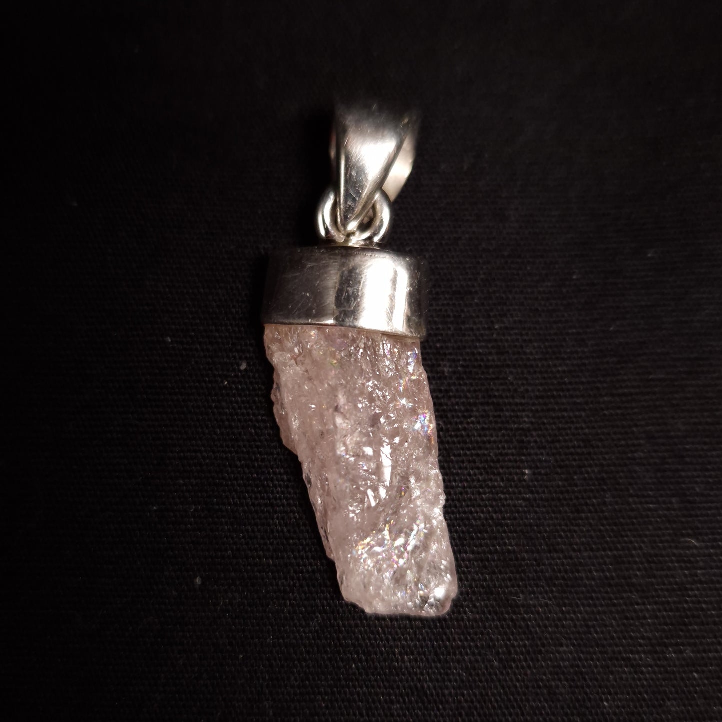 Raw Morganite Pendant