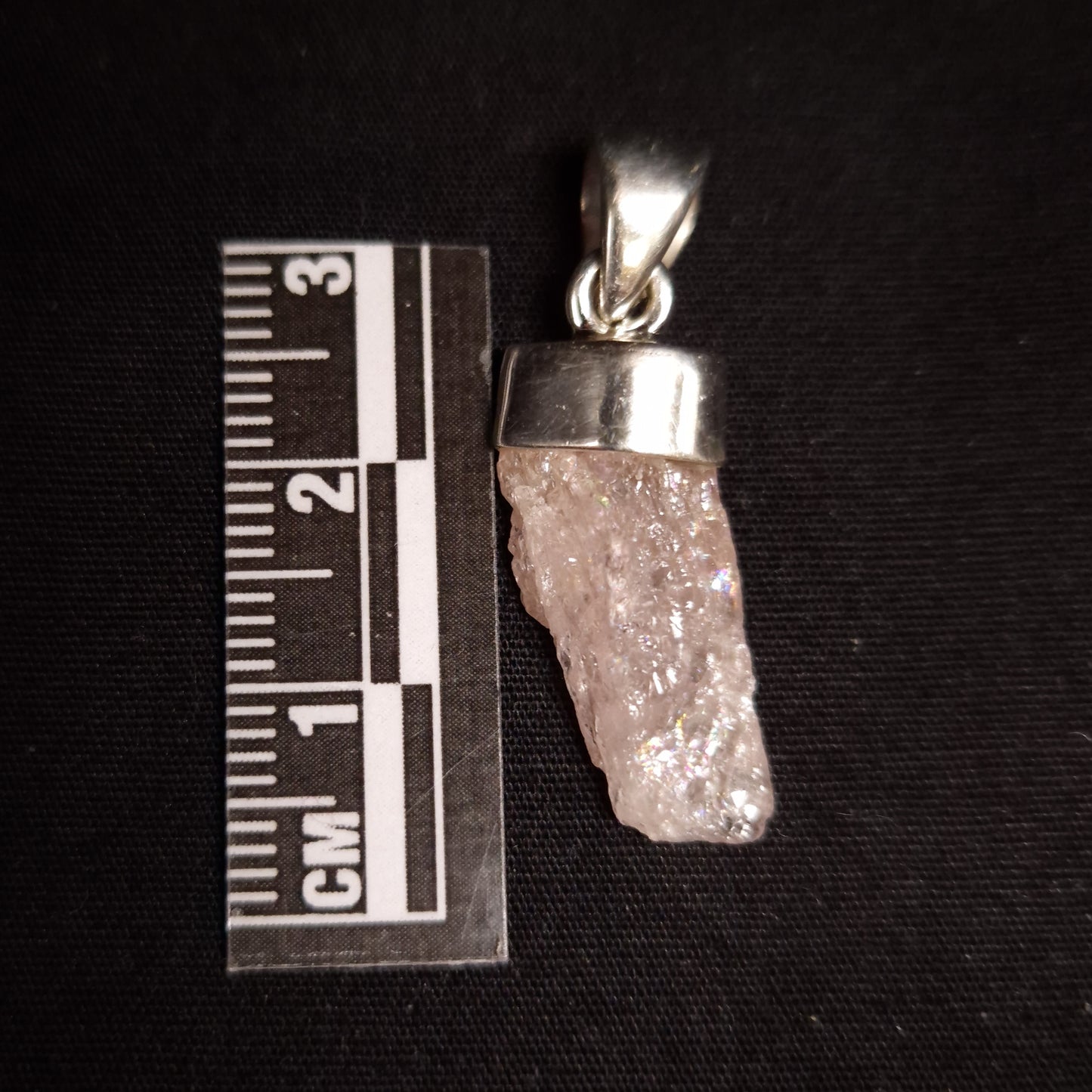 Raw Morganite Pendant