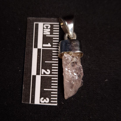 Raw Morganite Pendant