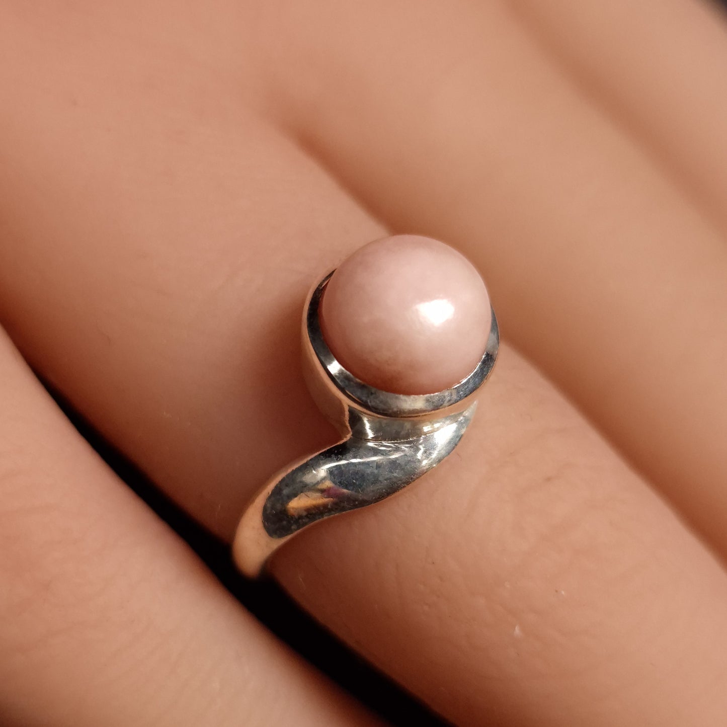 Pink Opal Ring