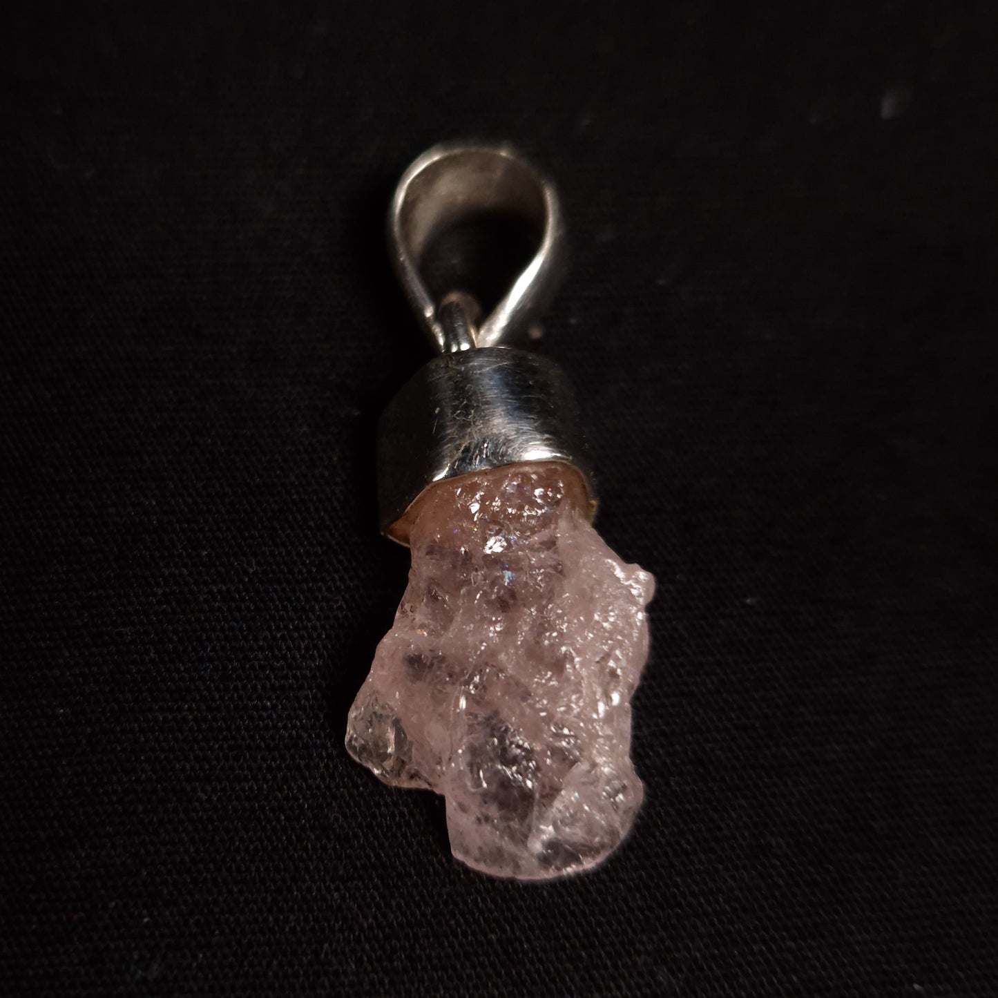 Raw Morganite Pendant