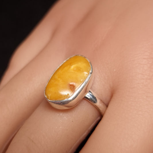 Butterscotch Amber Ring