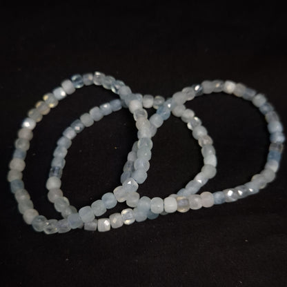 Aquamarine Bead Bracelets