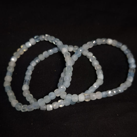 Aquamarine Bead Bracelets