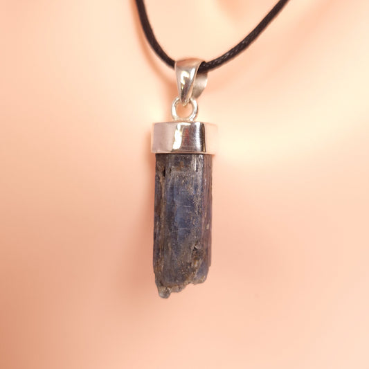 Raw Blue Kyanite Pendant