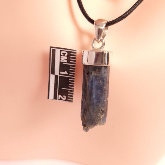 Raw Blue Kyanite Pendant