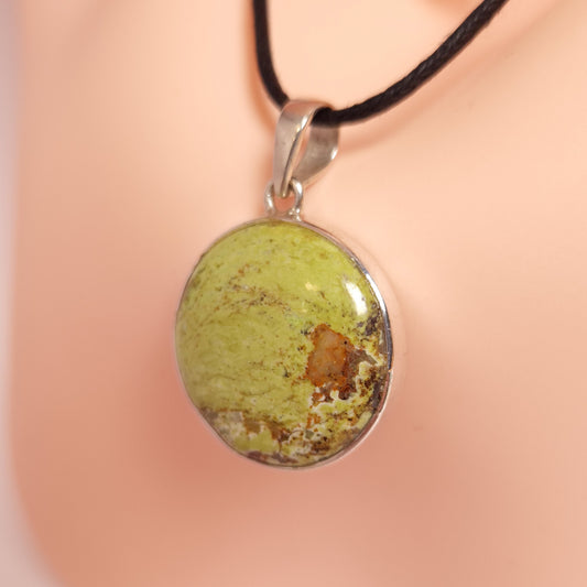 Gaspeite Pendant