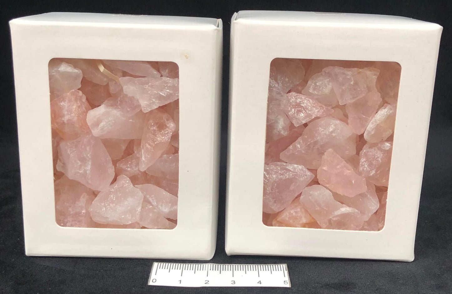 Rose Quartz Chip Boxes
