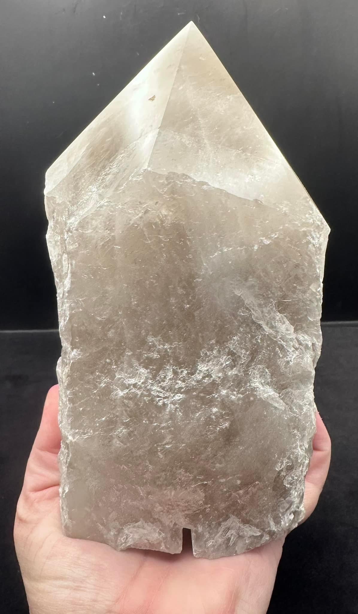 Smoky Quartz Polished Point Ornament