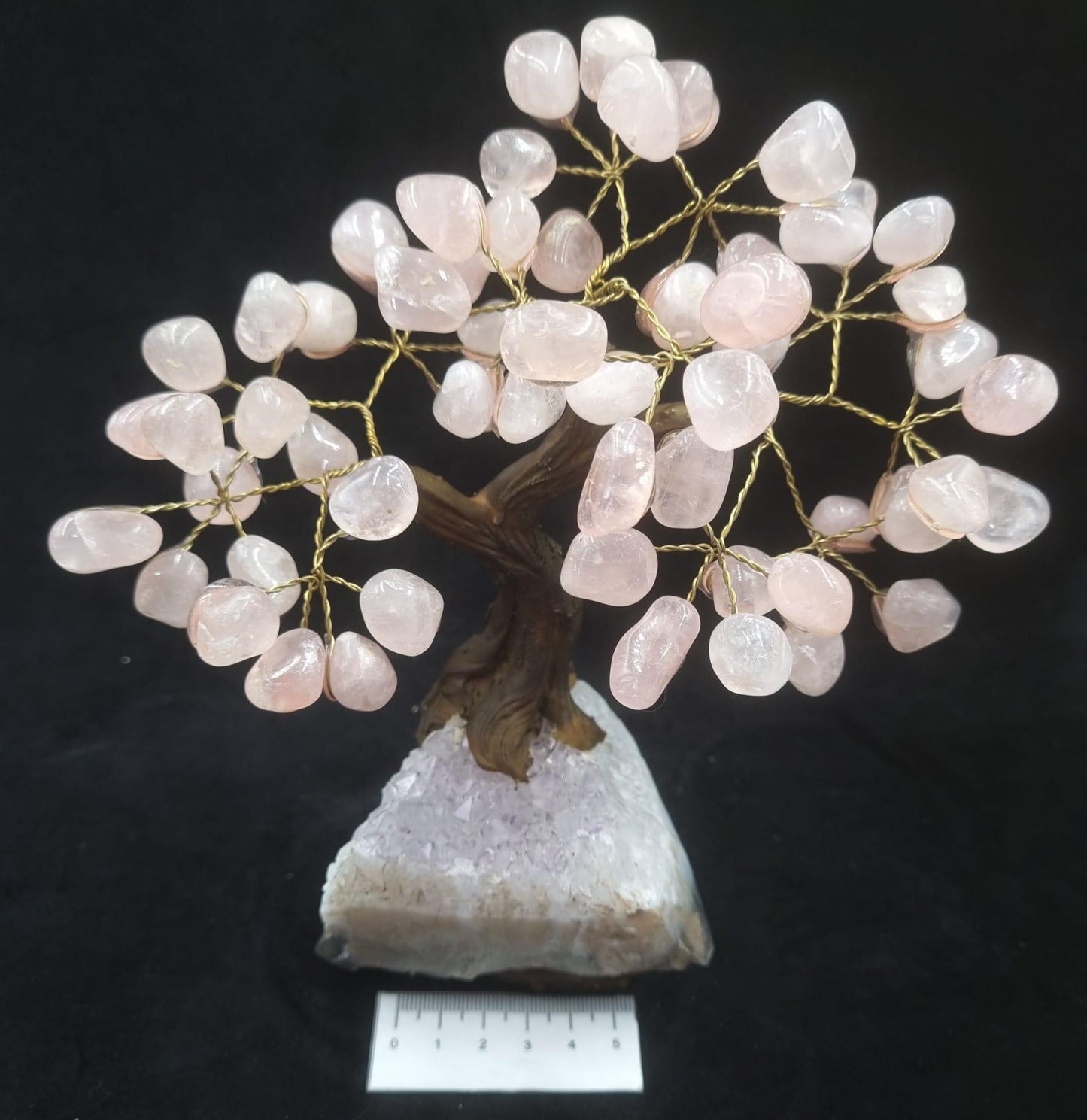 Rose Quartz Gem Trees