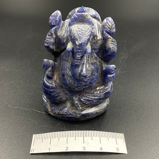 Lapis Lazuli Ganesh Carving