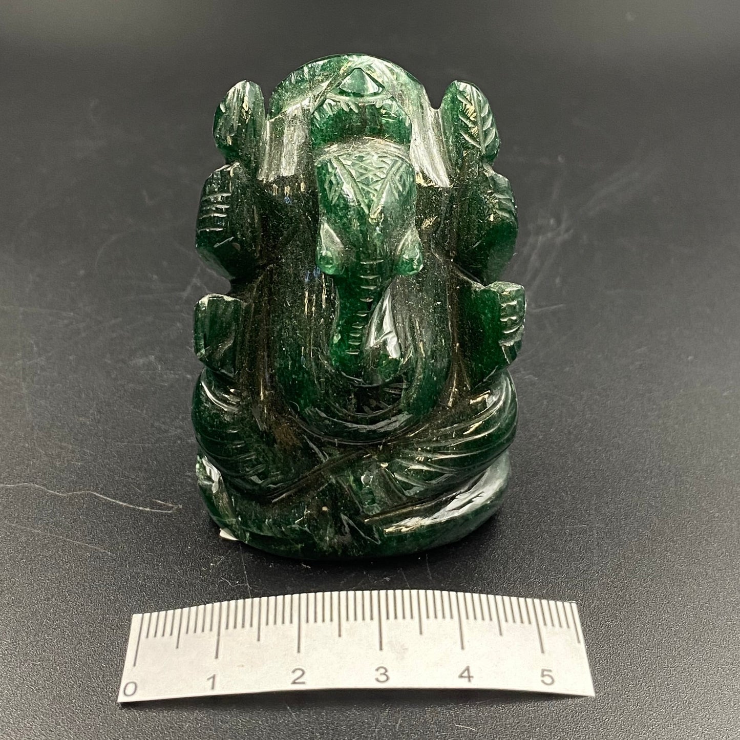 Green Aventurine Ganesh Carving