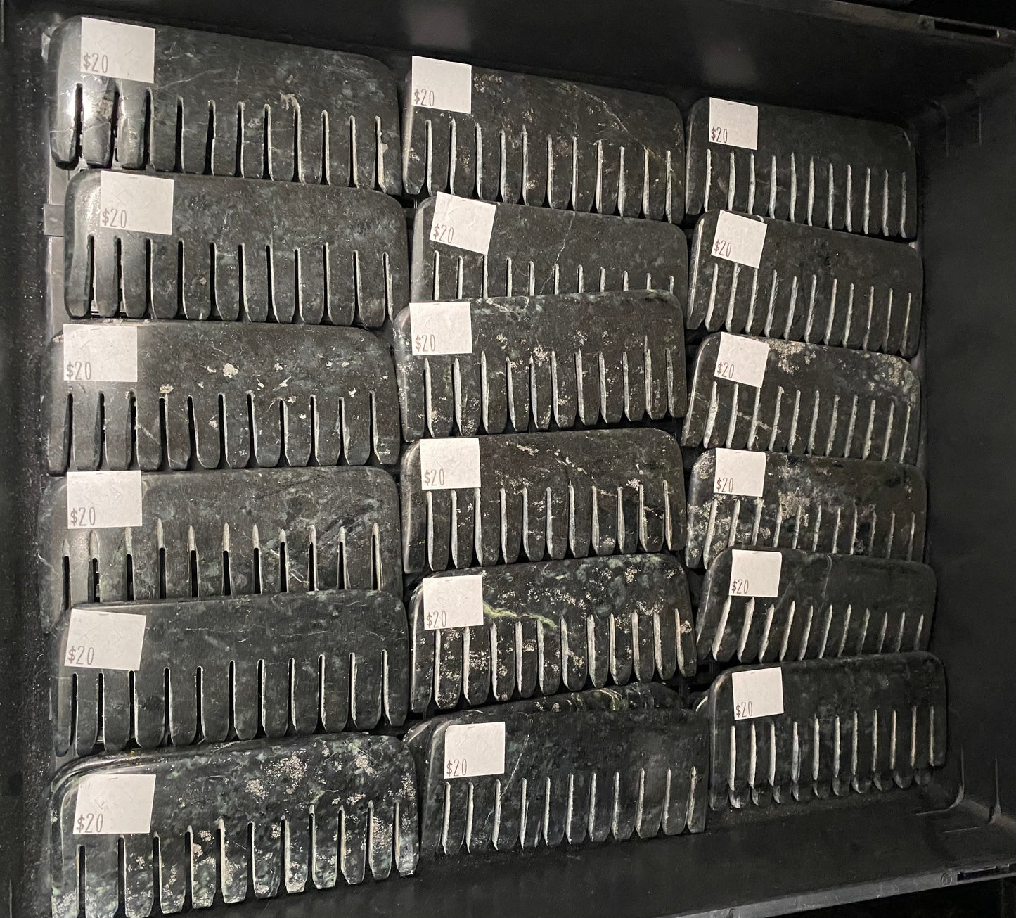 Nephrite Jade Comb