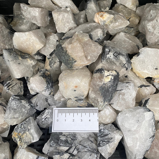 Tourmaline in Quartz Rough Chunk