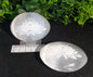 SELENITE LOTUS PALM STONE