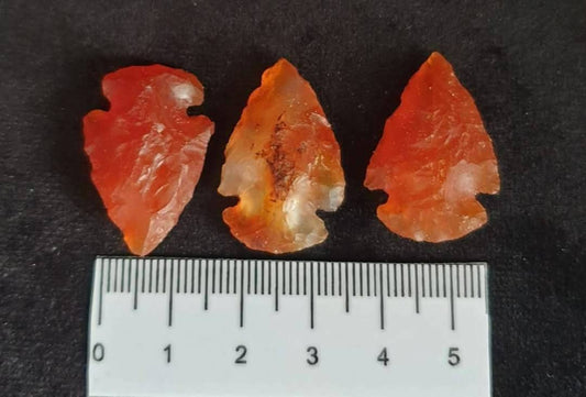 CARNELIAN ARROWHEADS