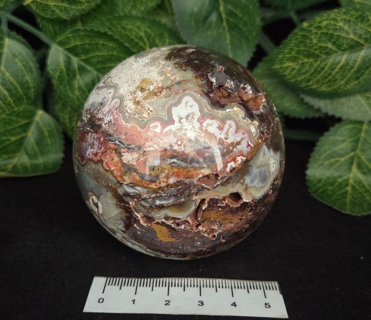 MEXICAN CRAZY LACE AGATE SPHERE