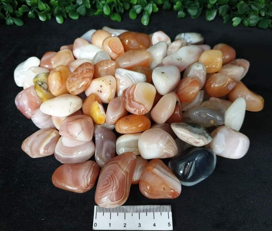 HIGH GRADE AGATE TUMBLES