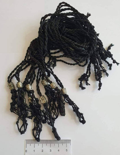 MACRAME NECKLACES - SILVER BEAD