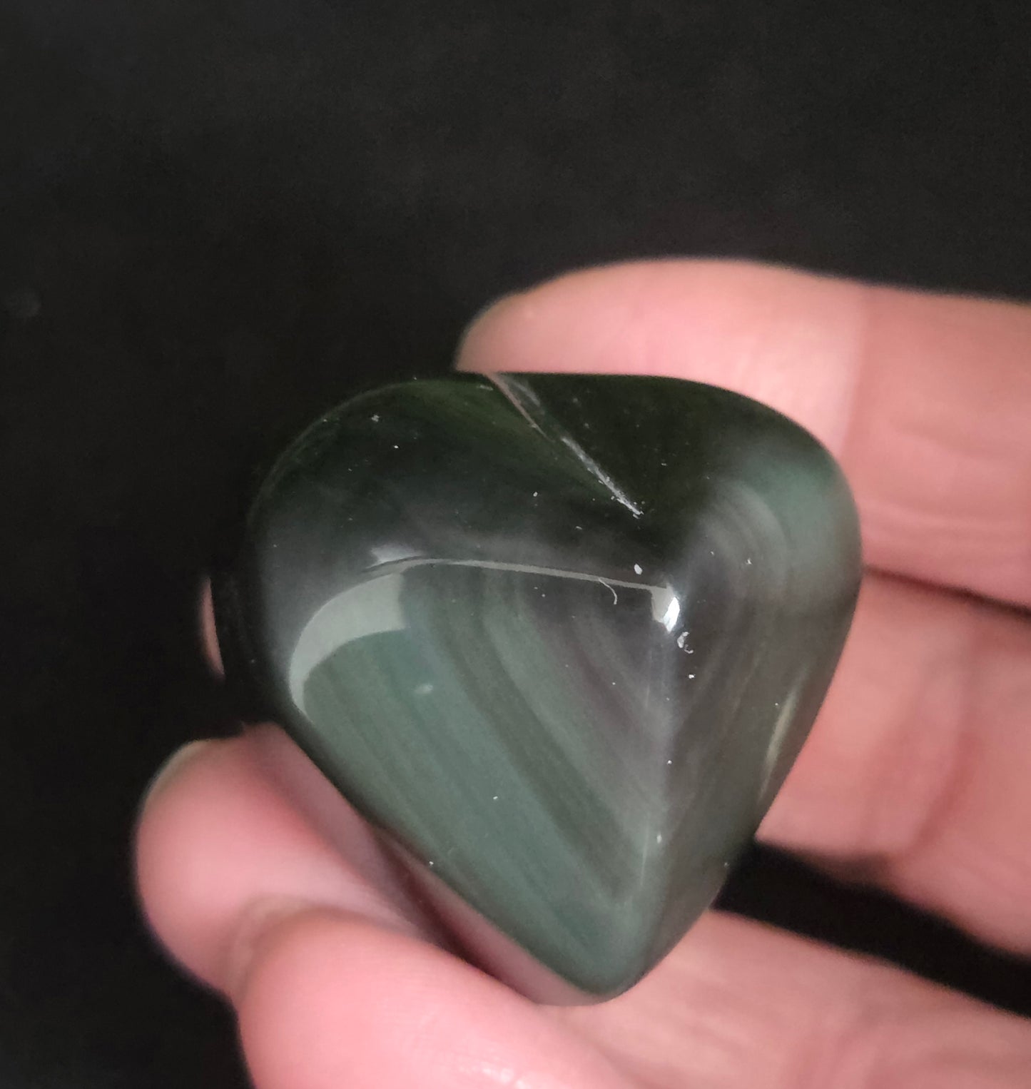 RAINBOW OBSIDIAN HEARTS