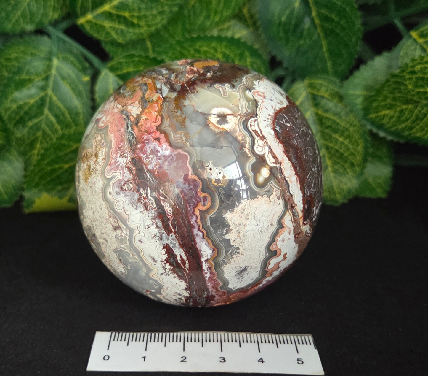 MEXICAN CRAZY LACE AGATE SPHERE