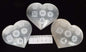 SELENITE 7 CHAKRAS HEART
