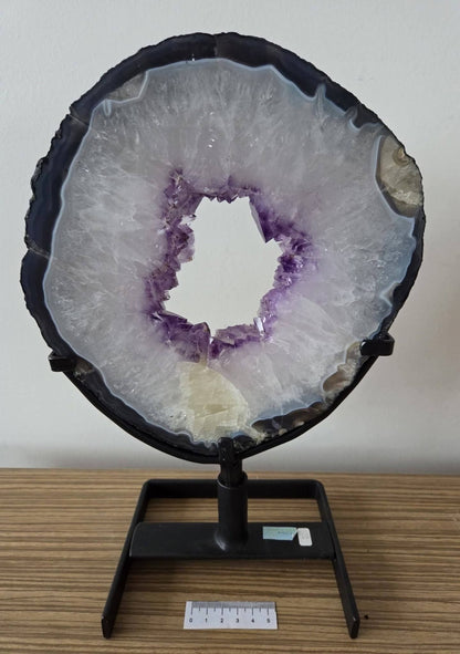 AMETHYST PORTAL ON METAL STAND