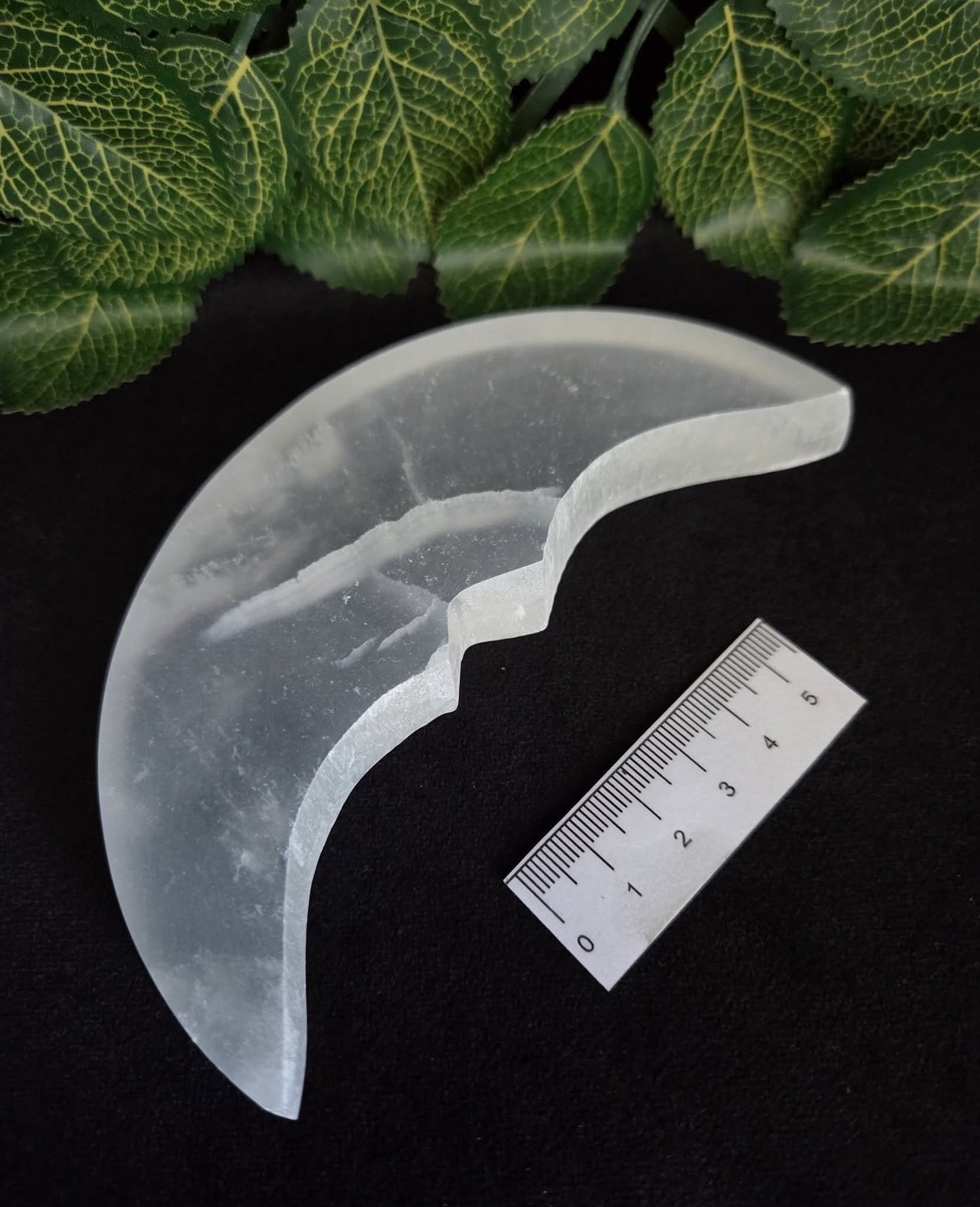 SELENITE FLAT MOON