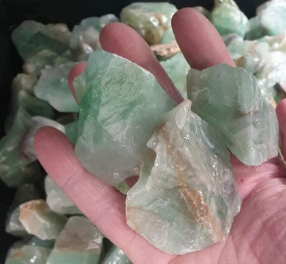 EMERALD CALCITE ROUGH