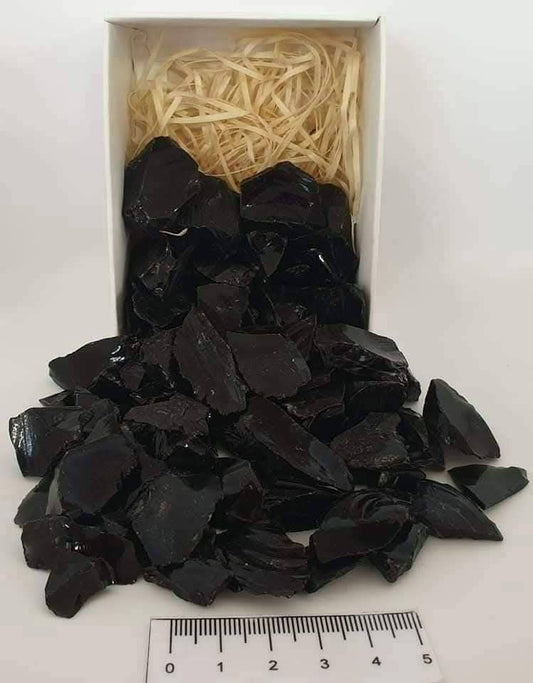 BLACK OBSIDIAN CHIP BOXES