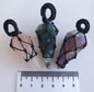 MACRAME CRYSTAL POINT PENDANTS