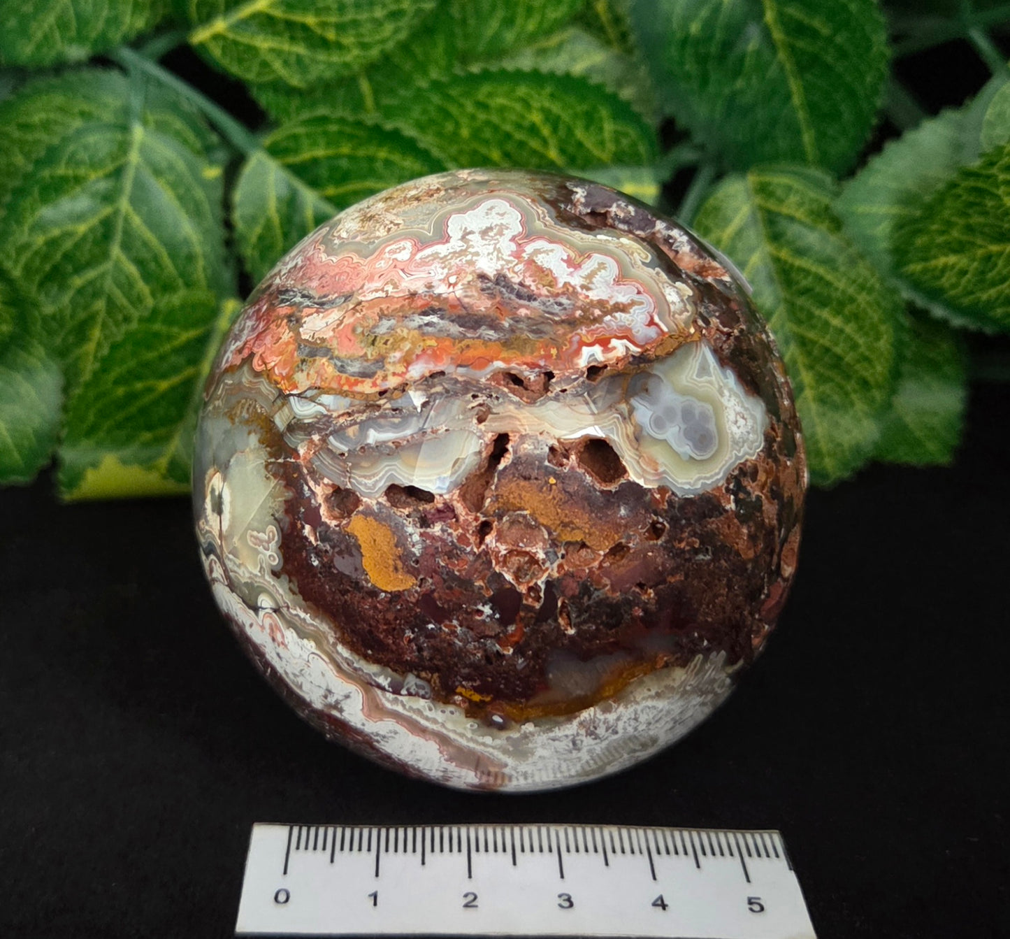 MEXICAN CRAZY LACE AGATE SPHERE