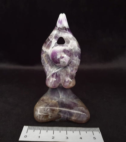 CHEVRON AMETHYST YOGA GODDESS