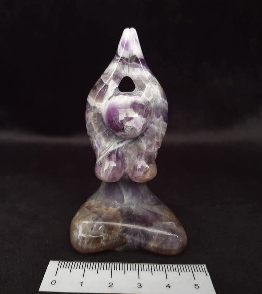 CHEVRON AMETHYST YOGA GODDESS