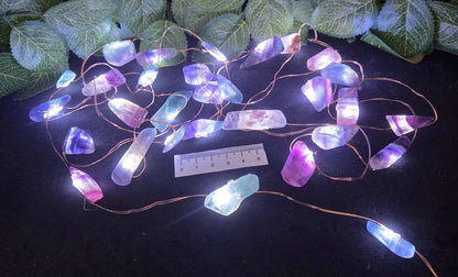 RAINBOW FLUORITE FAIRY LIGHTS