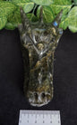 LABRADORITE DRAGON SKULL