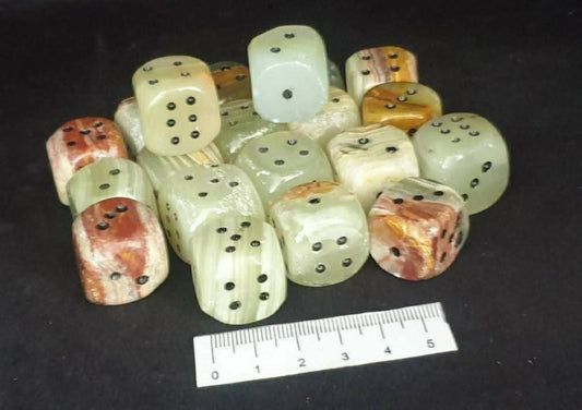 GREEN ONYX DICE